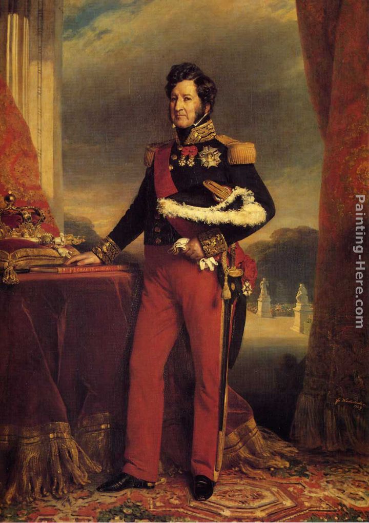 King Louis Philippe painting - Franz Xavier Winterhalter King Louis Philippe art painting